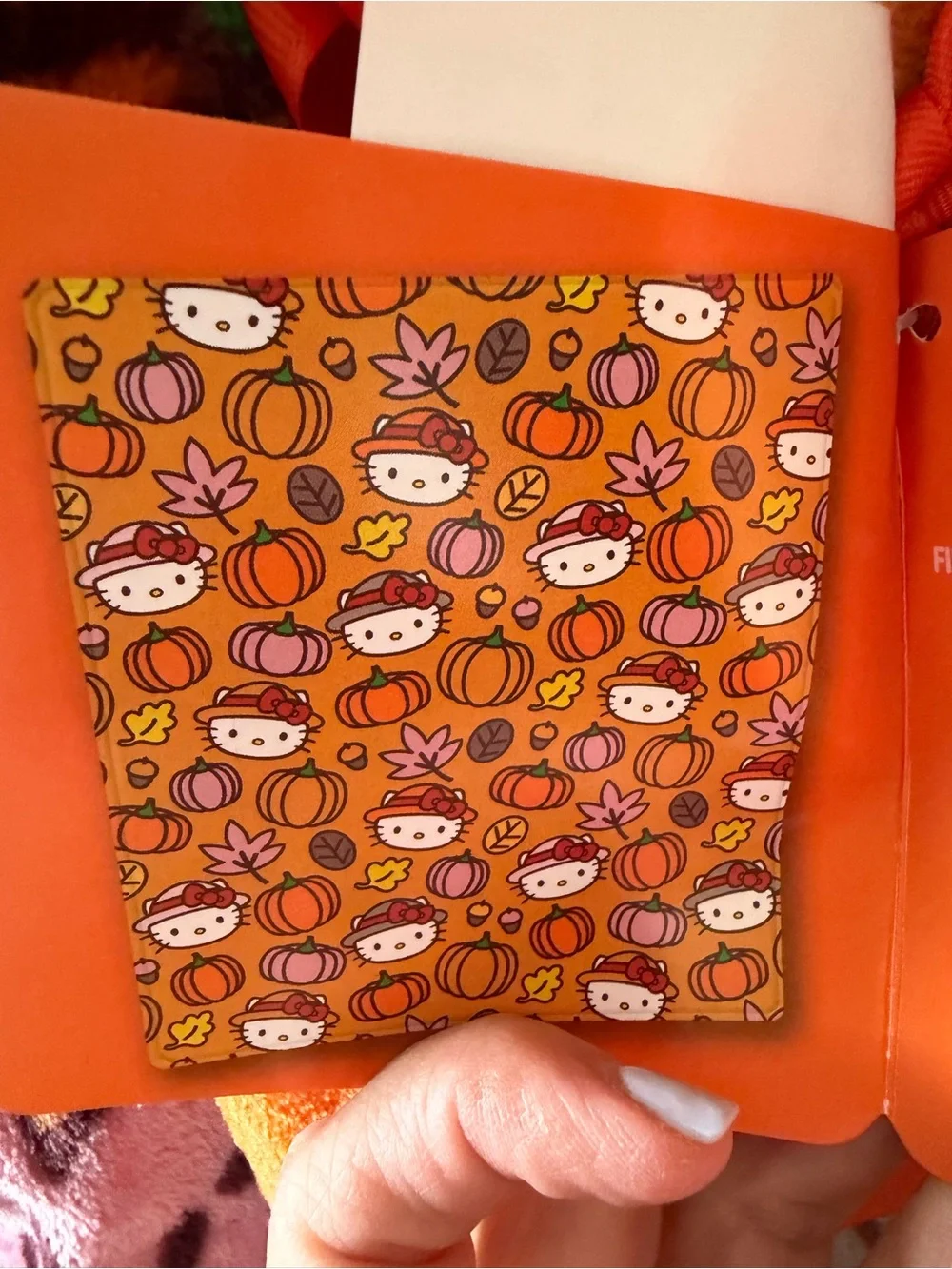 Hello Kitty Fall Pumpkin Plush Throw Blanket 60x70 NWT! 2026